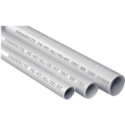 Sharkbite TUBO MULTISTRATO PERT/AL/PERT Ø 26 x 3 mm NUDO VERGA DA 3 m Sharkbite TUBO MULTISTRATO PERT/AL/PERT Ø 26 x 3 mm NUDO VERGA DA 3 m