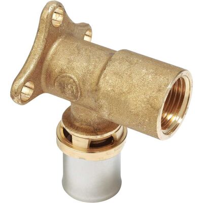 Giacomini RACCORDO PRESS FIT MULTISTRATO GOMITO FLANGIATO F 1/2'' x Ø 20 mm PROF.PRESS. TH-H-U Giacomini RACCORDO PRESS FIT MULTISTRATO GOMITO FLANGIATO F 1/2'' x Ø 20 mm PROF.PRESS. TH-H-U