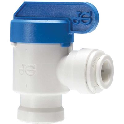 Tecnomat VALVOLA PP JOHN GUEST FILETTATA FEMMINA Ø 1/4" x F 1/4" A SQUADRA PPSV500822W Tecnomat VALVOLA PP JOHN GUEST FILETTATA FEMMINA Ø 1/4" x F 1/4" A SQUADRA PPSV500822W
