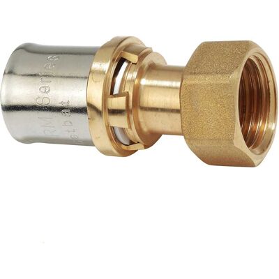 Giacomini RACCORDO PRESS FIT MULTISTRATO DRITTO GIREVOLE F 3/4''x 26 mm SEDE PIANA PROF. TH-H Giacomini RACCORDO PRESS FIT MULTISTRATO DRITTO GIREVOLE F 3/4''x 26 mm SEDE PIANA PROF. TH-H