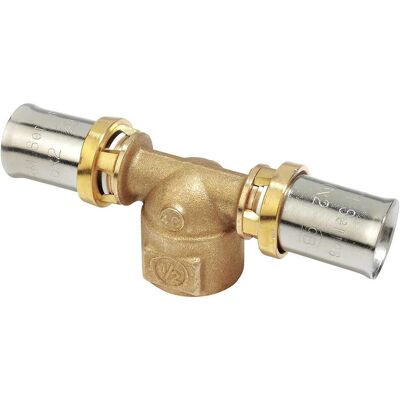 Giacomini RACCORDO PRESS FIT MULTISTRATO TEE F 1/2'' x Ø 20 mm PROFILO PRESSATURA TH-H-U Giacomini RACCORDO PRESS FIT MULTISTRATO TEE F 1/2'' x Ø 20 mm PROFILO PRESSATURA TH-H-U