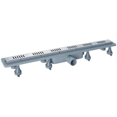 Tea CANALINA DOCCIA FILO PAVIMENTO BASICFLOW FENCE L 800 mm SCARICO Ø 50 mm Tea CANALINA DOCCIA FILO PAVIMENTO BASICFLOW FENCE L 800 mm SCARICO Ø 50 mm