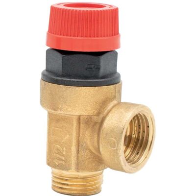 Valvola di Sicurezza Ferrari 3 Bar FF3/4" Membrana in Ottone - Valvola di Sicurezza Valvola di Sicurezza Ferrari 3 Bar FF3/4" Membrana in Ottone - Valvola di Sicurezza