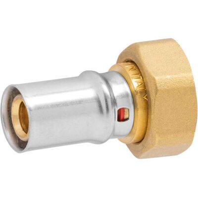 Ape Raccorderie RACCORDO PRESSFIT APE AP CONNETTORE F1''x 32 mm PRESSATURA TH-H-U TUBO MULTISTRATO Ape Raccorderie RACCORDO PRESSFIT APE AP CONNETTORE F1''x 32 mm PRESSATURA TH-H-U TUBO MULTISTRATO