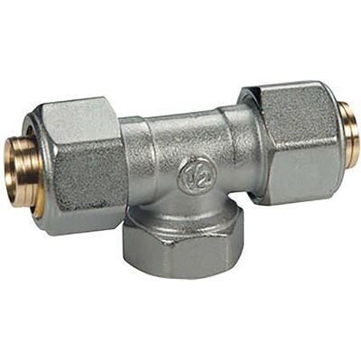 Giacomini Raccordo a T Femmina Filettato - Ottone, 3/4" - Raccordo per tubo Giacomini Raccordo a T Femmina Filettato - Ottone, 3/4" - Raccordo per tubo