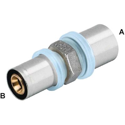 Rbm RACCORDO PRESS FIT PER MULTISTRATO MANICOTTO RIDOTTO Ø20x16 mm PRESSATURA TH–H-U-B-F Rbm RACCORDO PRESS FIT PER MULTISTRATO MANICOTTO RIDOTTO Ø20x16 mm PRESSATURA TH–H-U-B-F