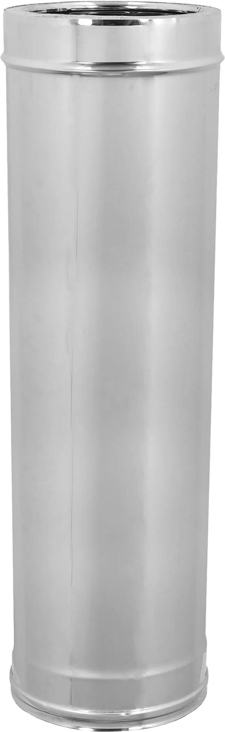 ZINCO Tubo Lineare Inox Doppia Parete 316-304 Ø 130 Mm L 1000 Spessore 0,5 Mm ZINCO Tubo Lineare Inox Doppia Parete 316-304 Ø 130 Mm L 1000 Spessore 0,5 Mm