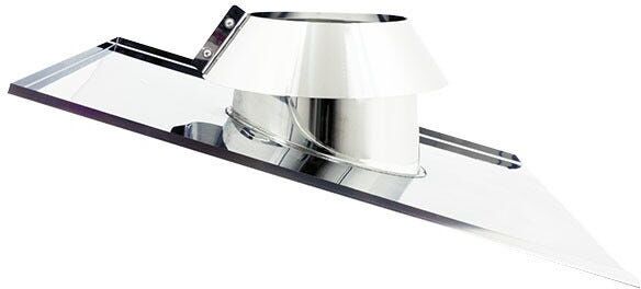 ZINCO Faldale Inclinato Inox 304 Ø 120 Mm ZINCO Faldale Inclinato Inox 304 Ø 120 Mm