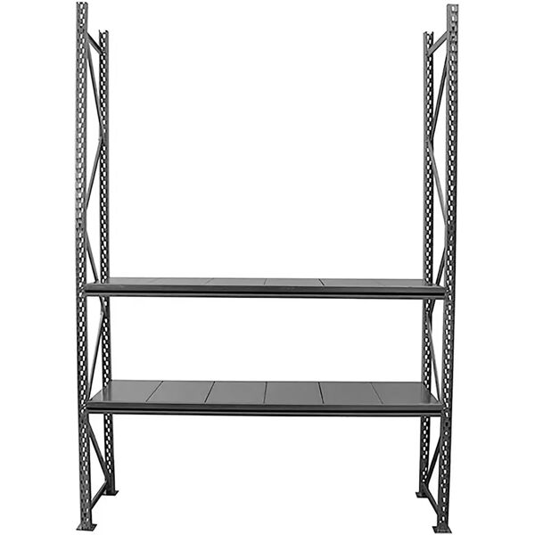 dalmine ls rack light 2 ripiani 600 kg acciaio zincato ad incastro 180x220x60 cm (lxhxp)