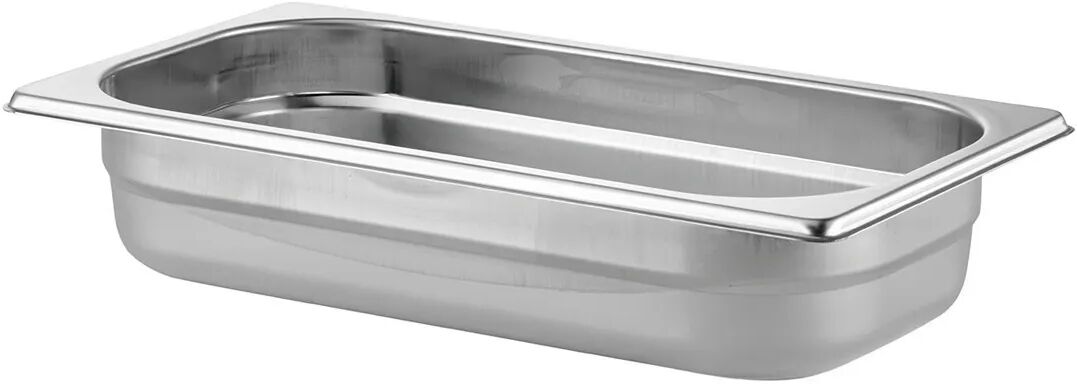 ABERT Bacinella Sovrapponibile 1/3 Alimentare 32,5x10x17,6 Cm (Lxhxp) 6 L Acciaio Inox 304