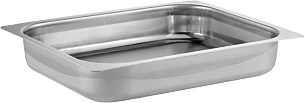 ABERT Bacinella Sovrapponibile 1/2 Alimentare 32,5x6,5x26,5cm (Lxhxp) 6 L Acciaio Inox 304