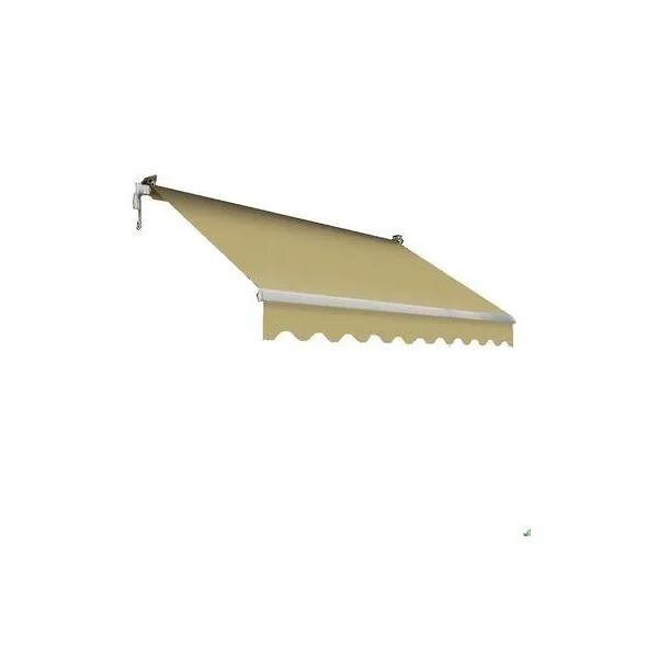 tecnomat tenda da sole a barra quadra beige 395x300 cm (lxp)