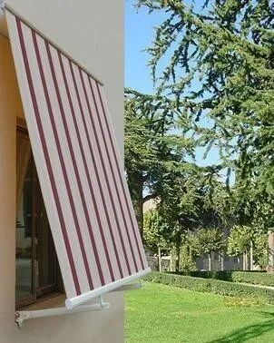 Tecnomat TENDA CADUTA 3X2.5m NO CAS BORD/CREMA RIGATO BORDEAUX CREMA 300x250 cm (LxH)