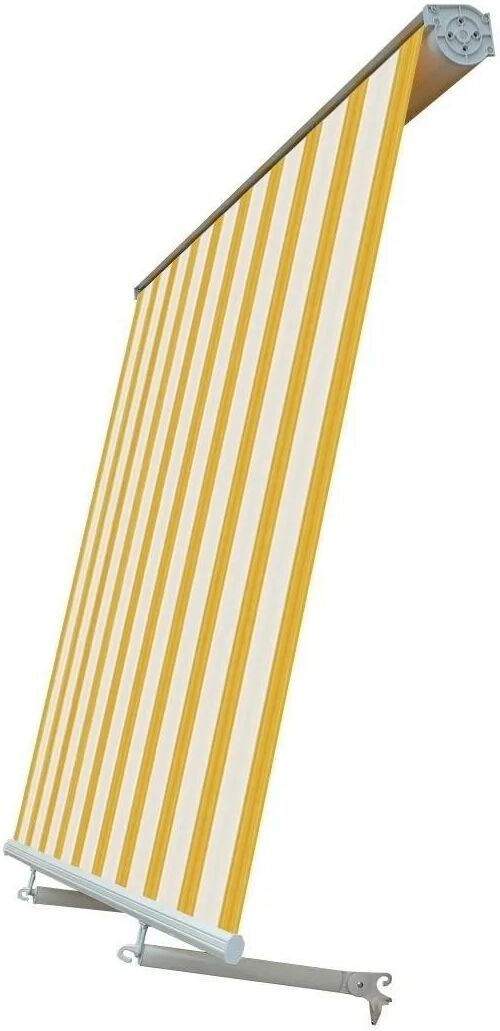 Tecnomat TENDA DA SOLE A CADUTA CASSONATA RIGATO GIALLO BIANCO 80x250 cm (LxH)