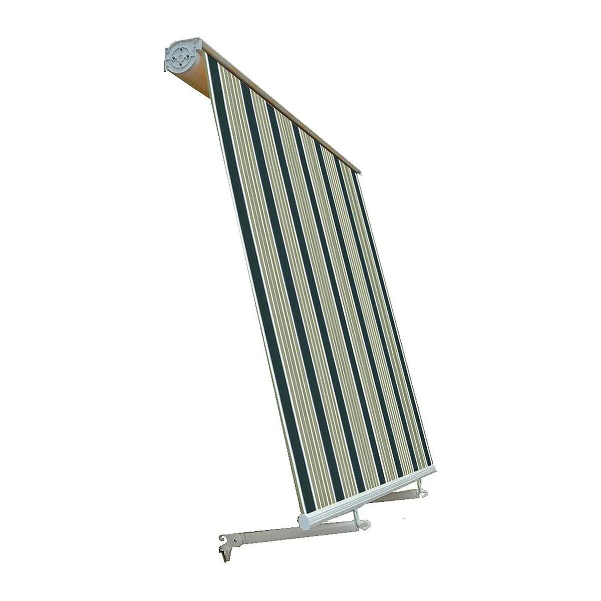 Tecnomat TENDA DA SOLE A CADUTA CASSONATA RIGATO VERDE BIANCO 250x250 cm (LxH)