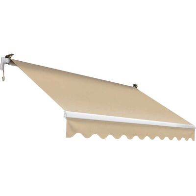 San Giorgio TENDA DA SOLE BARRA QUADRA BRACCIO CATEN BEIGE TINTA UNITA CON CATENA 4x3 m (LxH) San Giorgio TENDA DA SOLE BARRA QUADRA BRACCIO CATEN BEIGE TINTA UNITA CON CATENA 4x3 m (LxH)