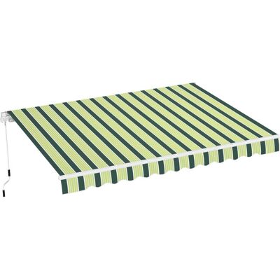 San Giorgio TENDA DA SOLE BARRA QUADRA RIGATO VERDE 4x3 m (LxH) San Giorgio TENDA DA SOLE BARRA QUADRA RIGATO VERDE 4x3 m (LxH)