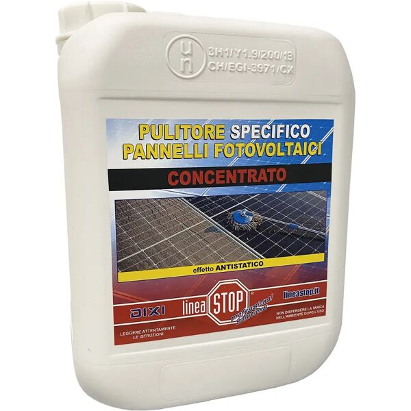 dixi detergente pannelli fotovoltaici    concentrato 5 l   diluizione 1 a 10