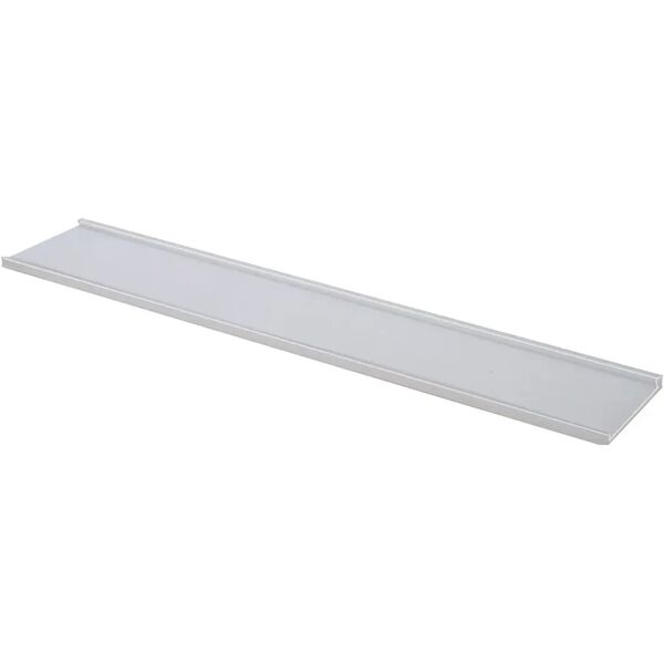 tecnomat copertura satinata per barre strip led profilo s13xl e rs13xl dimensioni 200x27,8x1,2 mm