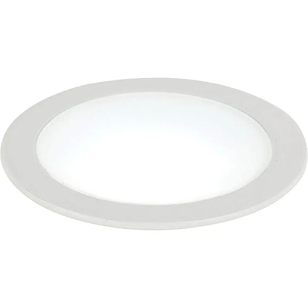 tecnomat 3 faretti incasso fusion led 3x5w tondi bianchi fissi 4000k 690 lumen Ø 70x32 mm