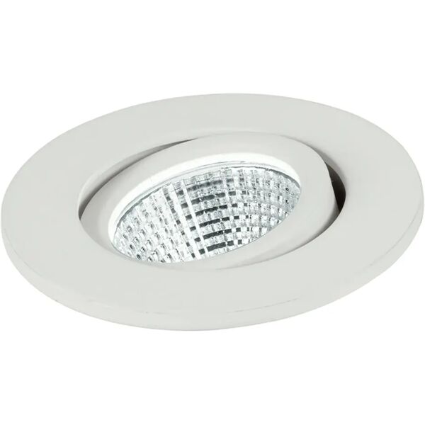 tecnomat faretto da incasso a led cob polaris 3w tondo orientabile bianco 240 lumen 4000k foro Ø45 mm