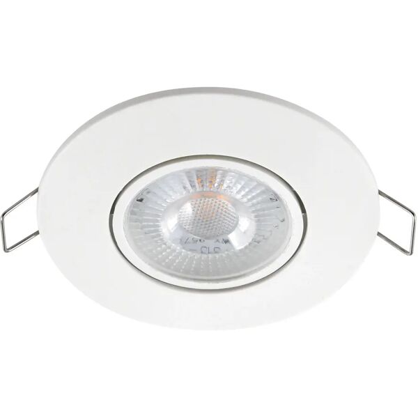 tecnomat faretto da incasso led vivida omega bianco 4,9w fino 400 lm cct fisso foro Ø70 mm ip40