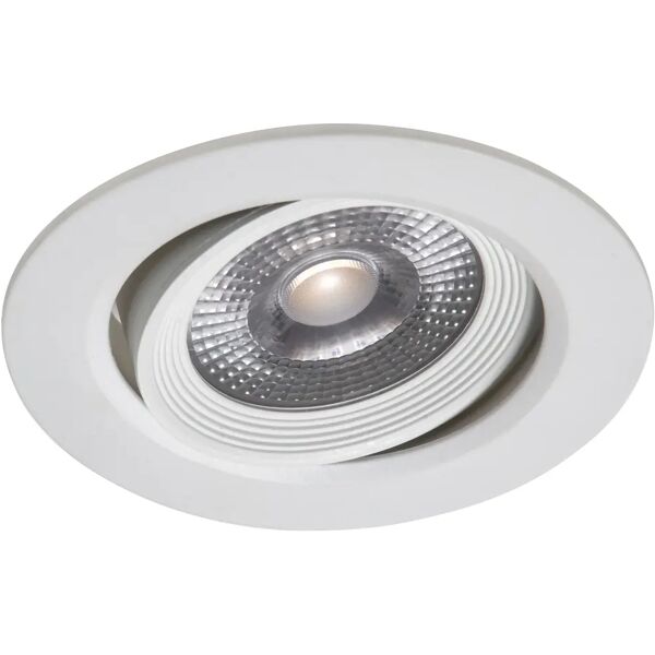 vivida faretto incasso 7w tondo plastica bianco 4000k  480 lumen Ø73 mm (lxa) 90x45