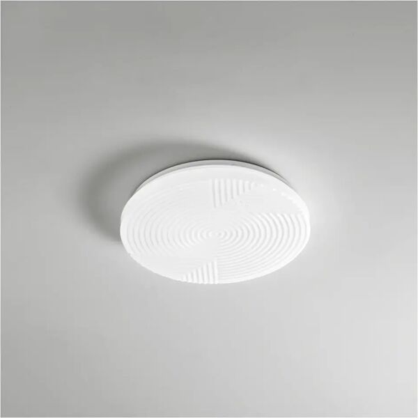 tecnomat plafoniera led stream 24w cct ip44 luce calda e bianca Ø 38 cm con interruttore ip44