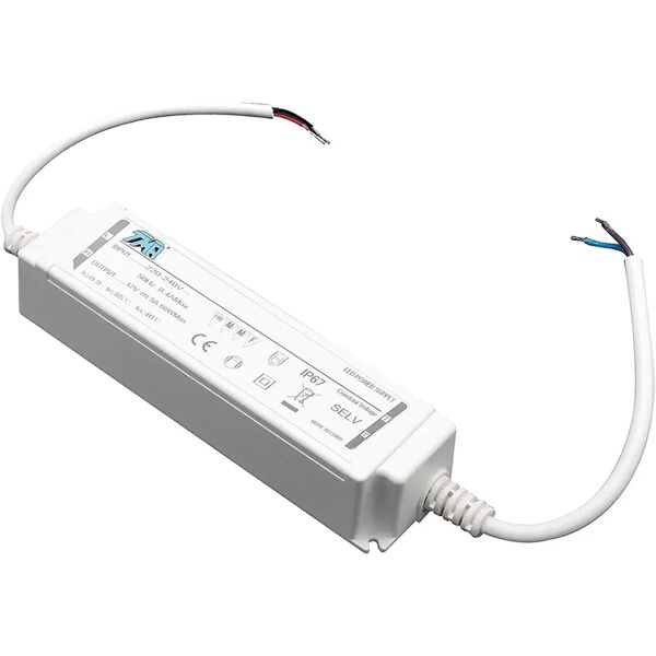 tecnomat alimentatore elcart da esterno/interno ip66 100w 24v cc per strip led max 80w 24v