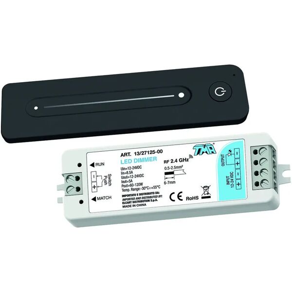 tecnomat dimmer tmr per strip led monocolore gestione da pulsante n/a con radiocomando