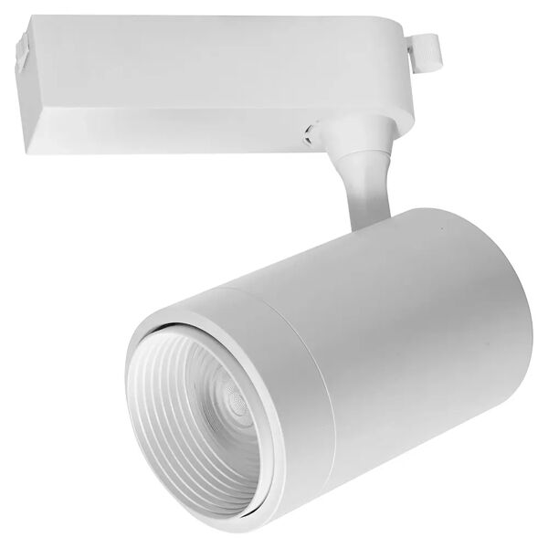 tecnomat faro henry per track bianco 20w 4000k luce bianca inclinazione 36°