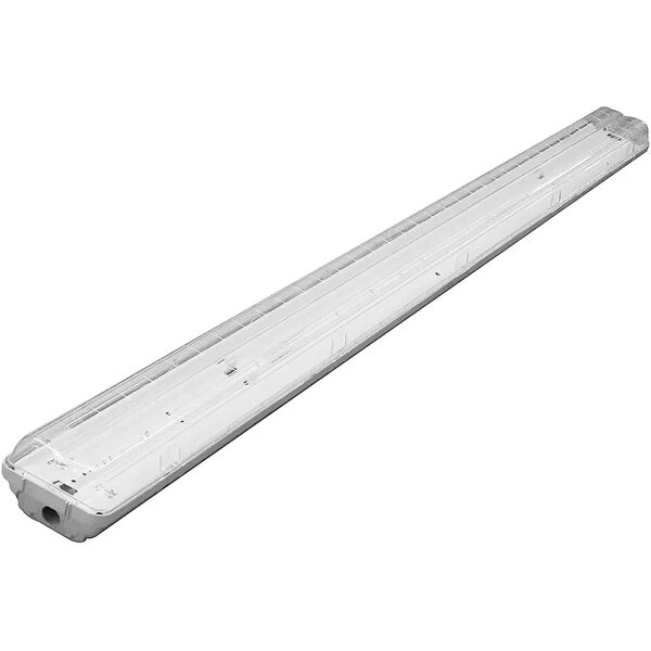 tecnomat plafoniera stagna beghelli con tubi led 2x58 4000k ip65