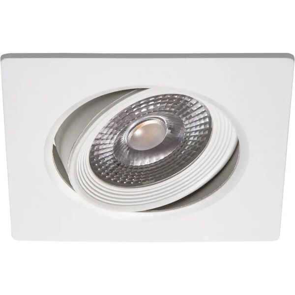 vivida faretto incasso 7w quadrato plastica bianco 4000k  480 lumen Ø73 mm (lxlxa) 90x90x45