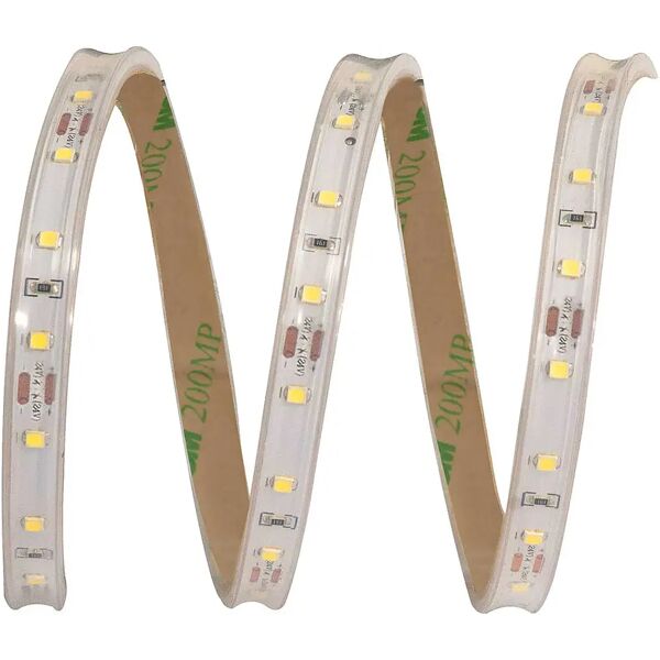 tecnomat strip led tmr da esterno 12v lunghezza 5 m 4,8 w/m 525 lumen 6500k luce fredda ip65