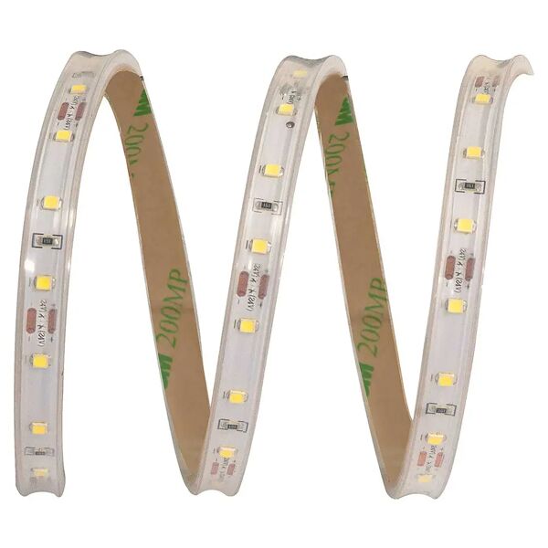 tecnomat strip led tmr da esterno 12v lunghezza 5 m 4,8 w/m 480 lumen 3000k luce calda ip65