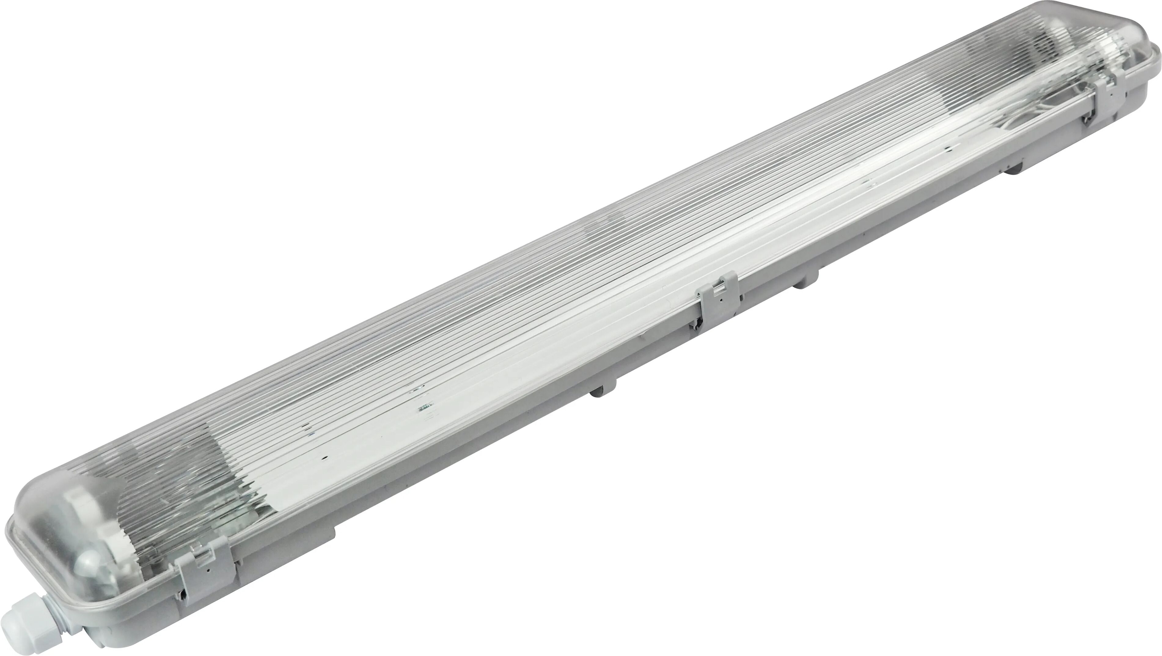 tecnomat plafoniera stagna parko senza tubi per tubi led da 60 cm ip65 675x96x60 mm