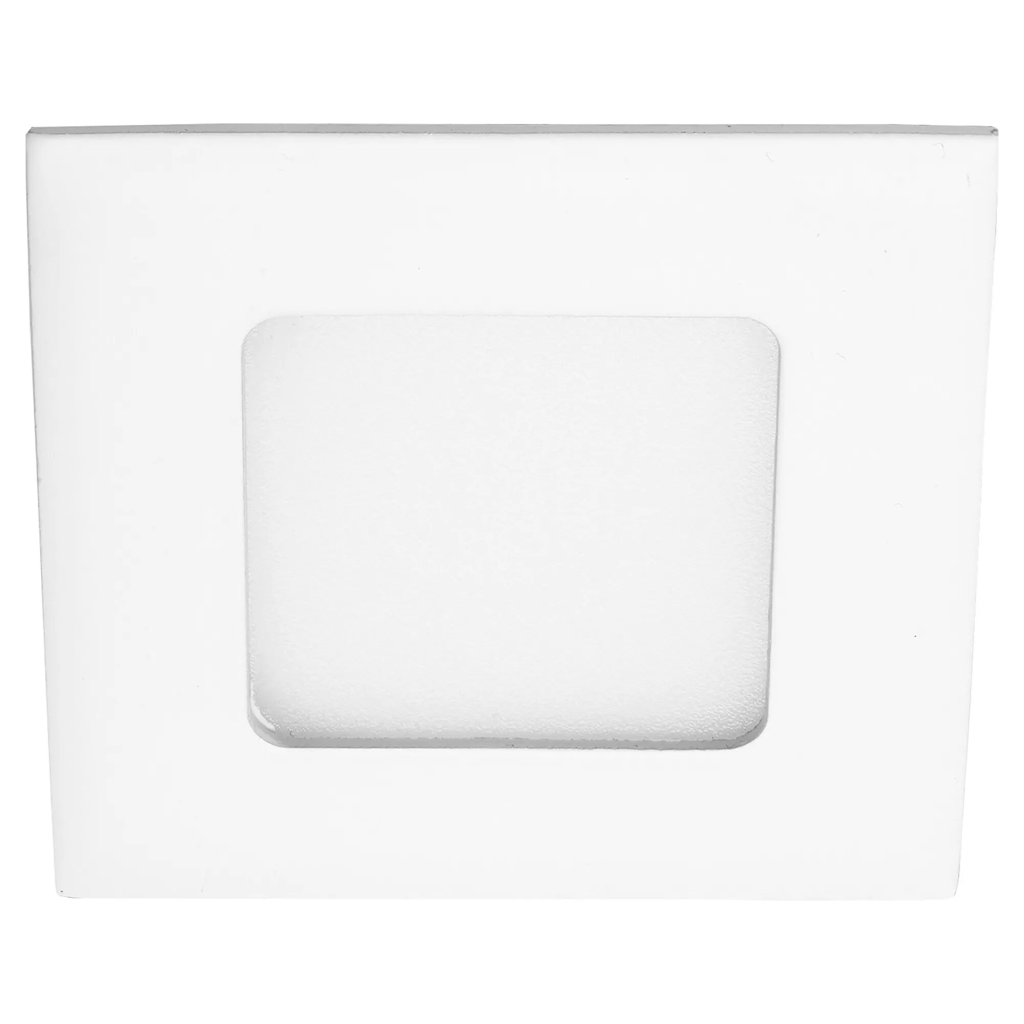 Vivida FARETTO INCASSO  LED 3W QUADRATO 186 lumen 3000K LUCE CALDA IN ALLUMINIO BIANCO 75x75 mm