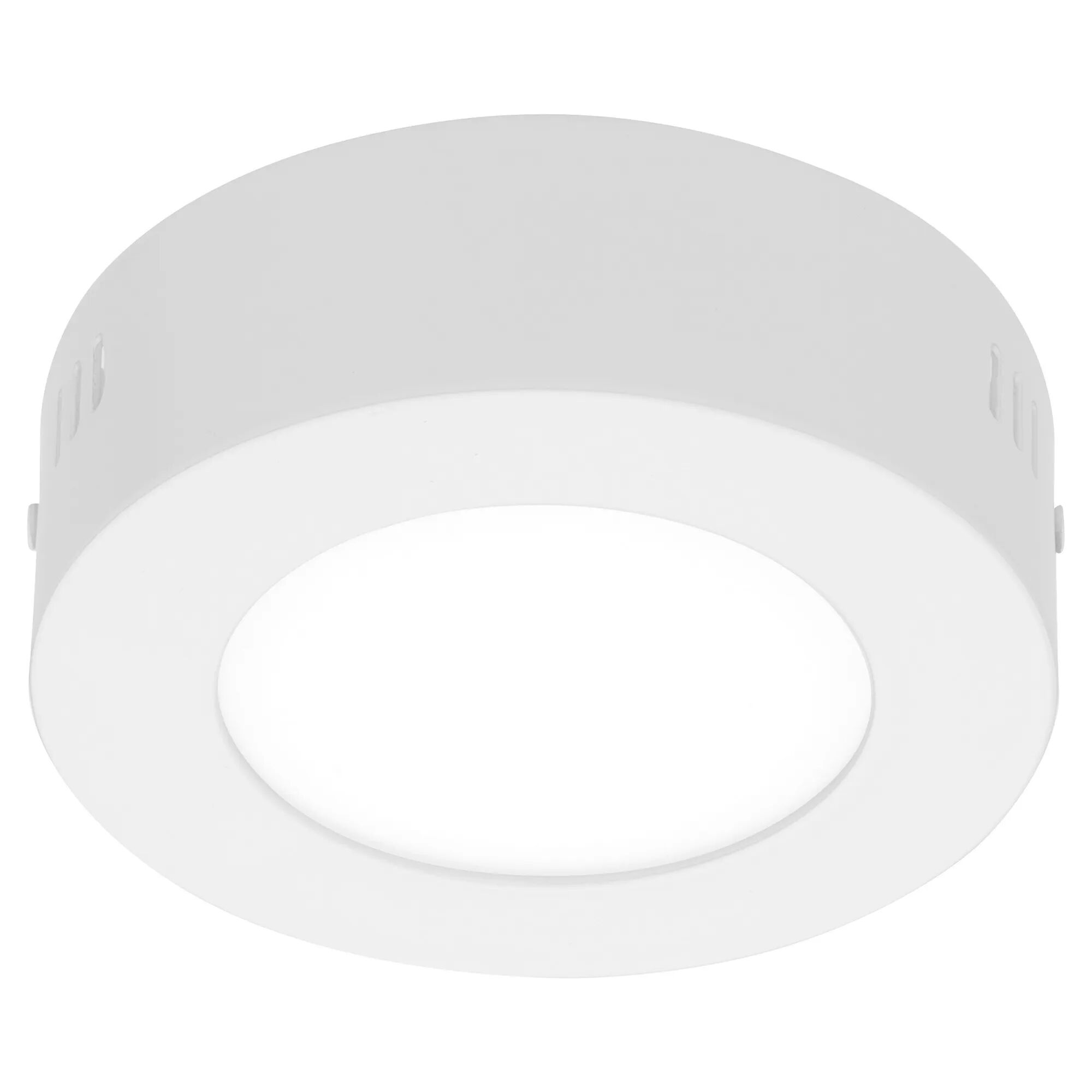 Vivida PLAFONIERA LED TONDA BIANCA 4000K 6W 30 LED 360 lumen DIMENSIONI Ø 120 mm ALTEZZA 38 mm