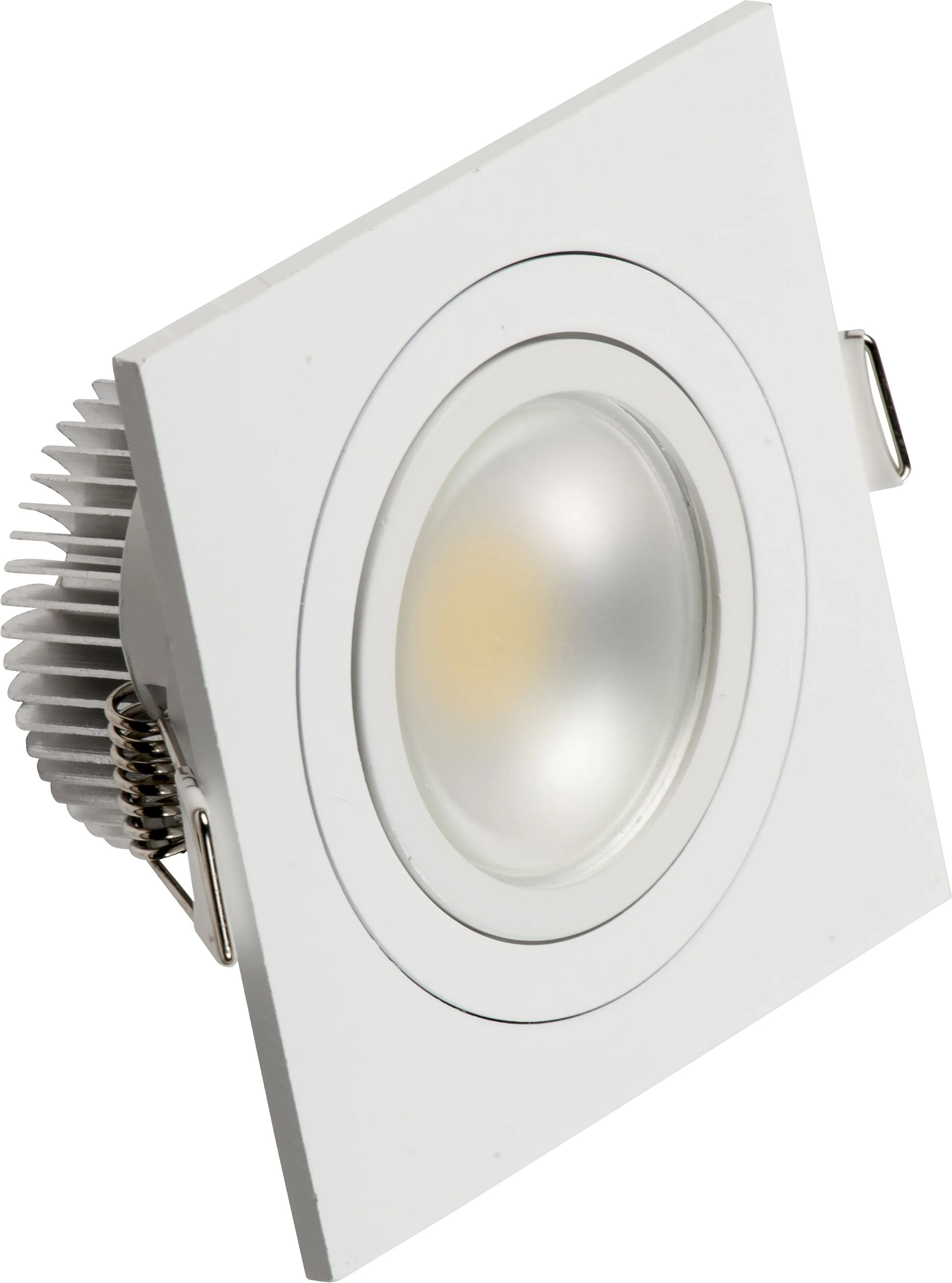 Vivida FARETTO INCASSO  LED COB 5W QUADRO BIANCO 4000K 500 lumen DIMENSIONI 92x92x43 mm