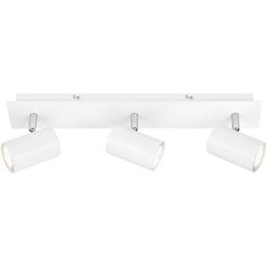Brilo BARRA A 3 LUCI RUN 3xGU10 FINO A 40 W BIANCO ORIENTABILE 450x80x123 mm Brilo BARRA A 3 LUCI RUN 3xGU10 FINO A 40 W BIANCO ORIENTABILE 450x80x123 mm