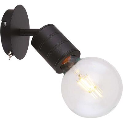 Applique Globo Hermine E27 60W - Lampada da Parete Applique Globo Hermine E27 60W - Lampada da Parete