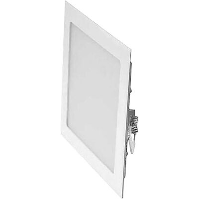 Vivida FARETTO INCASSO LED 18W QUADRATO 1455 lumen 4000K LUCE BIANCA IN ALLUMINIO BIANCO 205x205 mm Vivida FARETTO INCASSO LED 18W QUADRATO 1455 lumen 4000K LUCE BIANCA IN ALLUMINIO BIANCO 205x205 mm