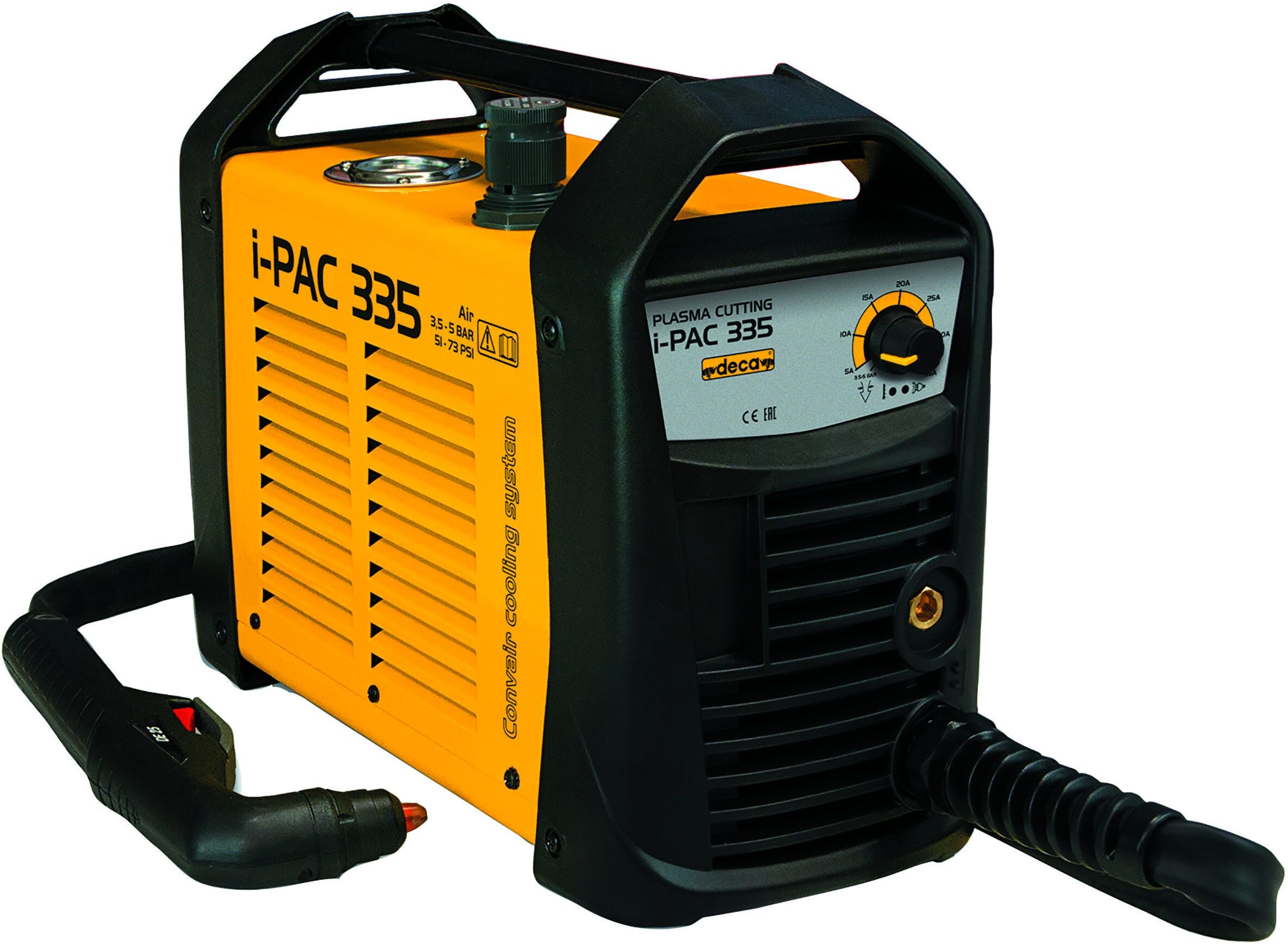 Plasma Deca I-Pac 335 Taglio Max 8 Mm Corrente Di Taglio 5-35 A Pressione Aria 3,5 -5,0 Bar Plasma Deca I-Pac 335 Taglio Max 8 Mm Corrente Di Taglio 5-35 A Pressione Aria 3,5 -5,0 Bar