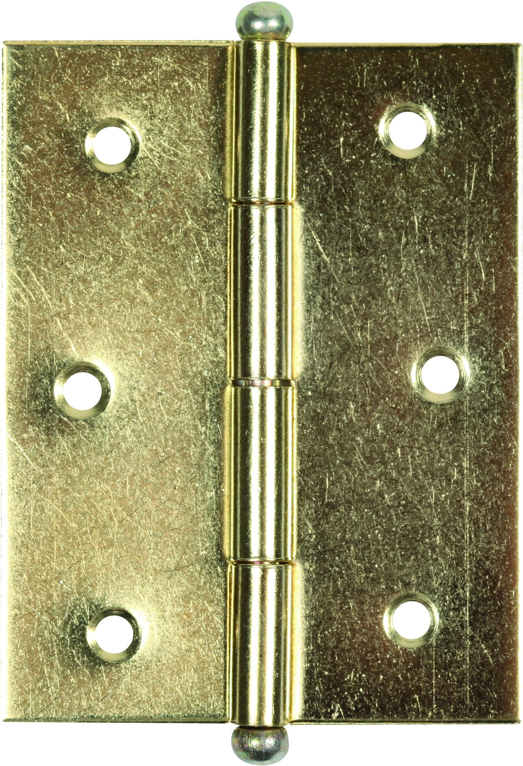 Cerniere Piane Spina Estraibile 70x55 Mm Acciaio Ottonato 2 Pezzi Cerniere Piane Spina Estraibile 70x55 Mm Acciaio Ottonato 2 Pezzi