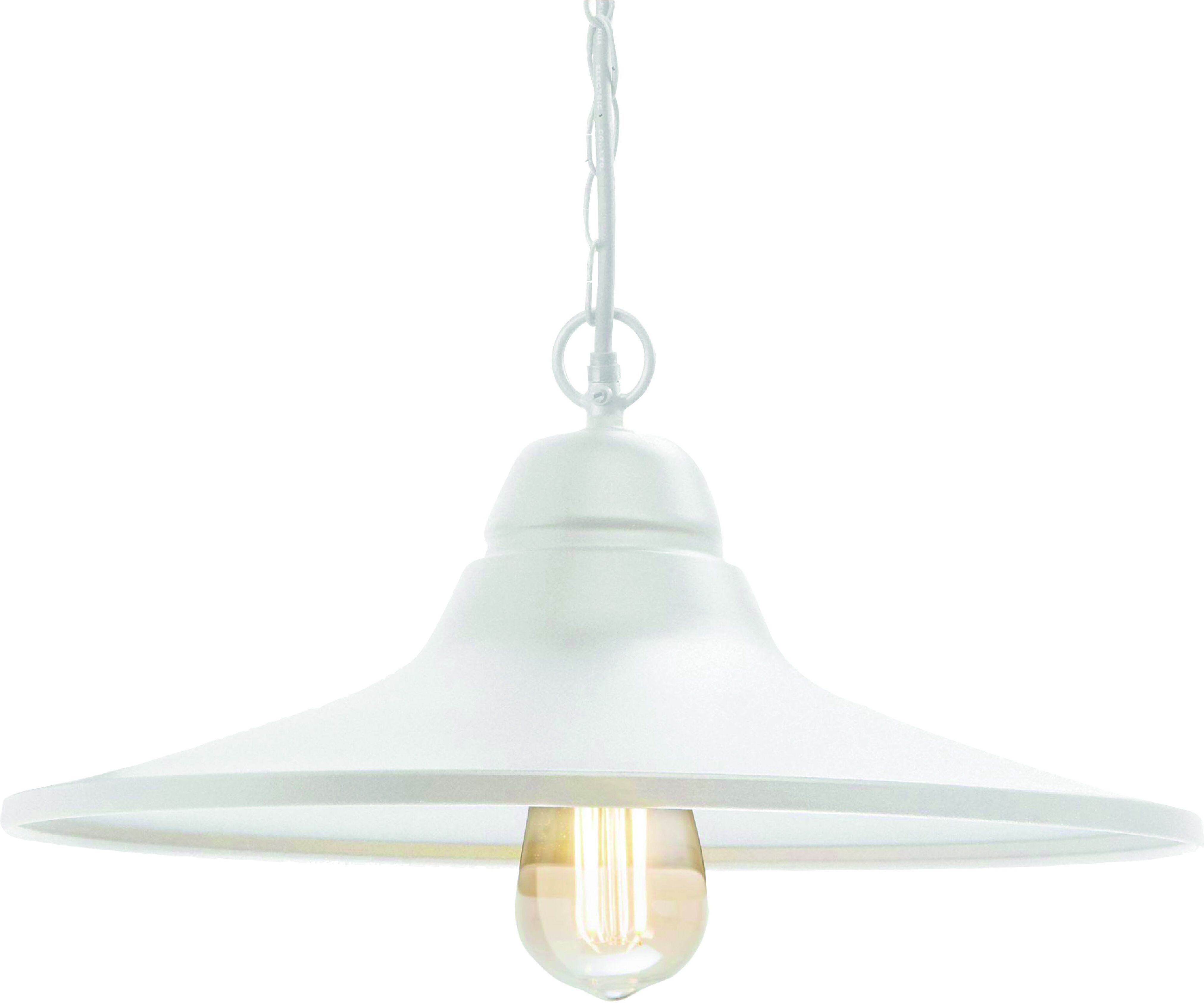 Sospensione Monet 1xe27 Max 60w Bianco In Metallo Nero Lampadina Esclusa Sospensione Monet 1xe27 Max 60w Bianco In Metallo Nero Lampadina Esclusa