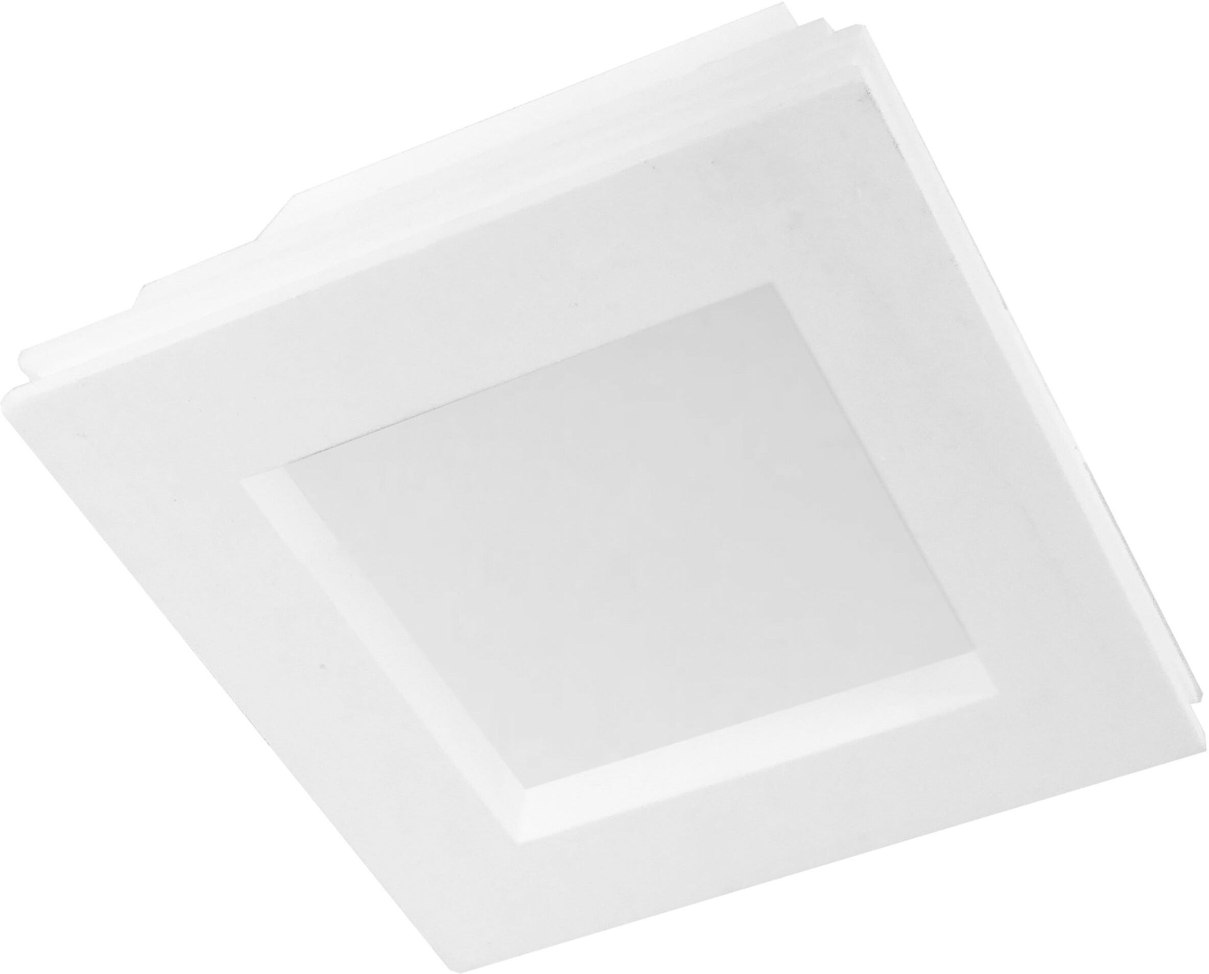 Faretto A Incasso In Gesso Quadrato Con Attacco Gu10 Dimensioni 120x120x62 Mm Faretto A Incasso In Gesso Quadrato Con Attacco Gu10 Dimensioni 120x120x62 Mm