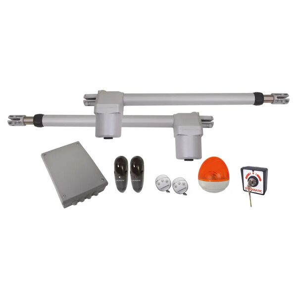 euromatic kit apricancello  techno 4 230v doppia anta battente fino a 350 kg  per anta