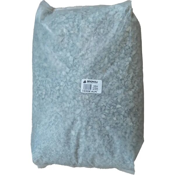 tecnomat granulato di marmo verde alpi 8/12 mm 25 kg