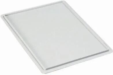 pavoni coperchio per contenitore europa e/ef 60x40x2 cm bianco ad uso alimentare