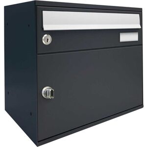 Casella Postale e Vano Pacchi Alubox - 40x33x27 cm - Acciaio, Zincato Casella Postale e Vano Pacchi Alubox - 40x33x27 cm - Acciaio, Zincato